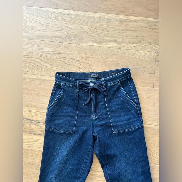 Judy Blue High Rise Double Cuffed Jogger Jeans Dark Wash Denim Size 9/29 NWOT - Picture 7 of 8